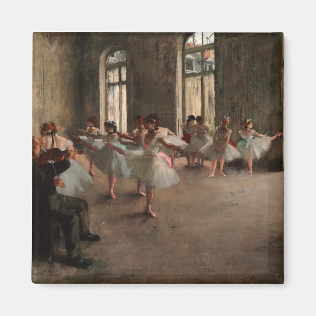 Imán Ensayo de ballet - Edgar Degas - 1873 (Frente)