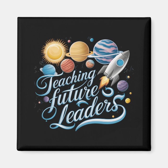 Imán Enseñando a futuros líderes Profesor del planeta e (Frente)