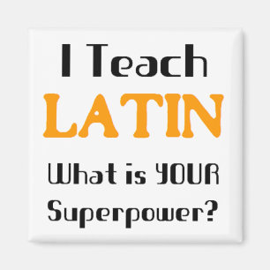 Imán enseñanza en latín