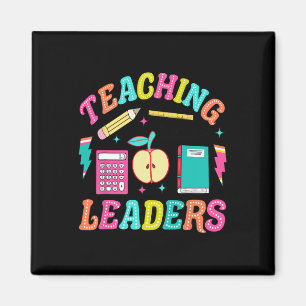 Imán Enseñanza Retro Líderes Futuros Profesor Groovy de