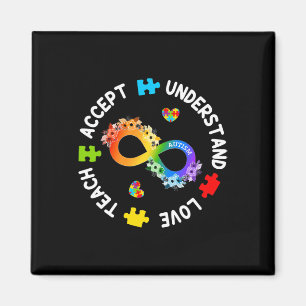 Imán Enseñar Aceptar Entender Amor Autismo Conciencia I