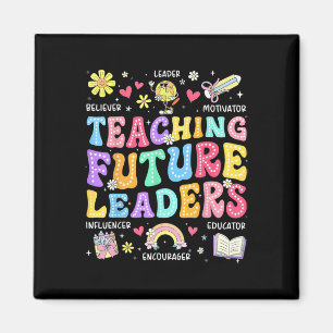 Imán Enseñar Retro Líderes Futuros Profesor Groovy Espa