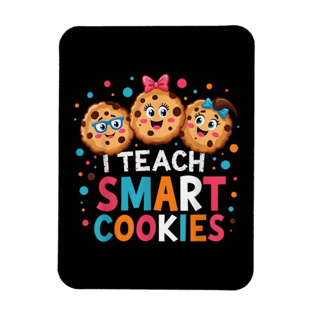Imán Enseño a Galletas Inteligentes Maestra de Regreso  (Vertical)