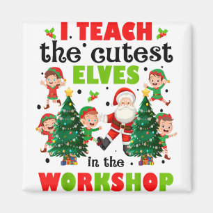Imán Enseño A Navidades Divertidos Del Taller De Los El