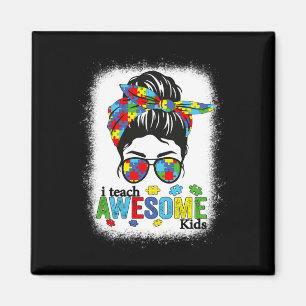 Imán Enseño a niños increíbles conciencia de autismo de