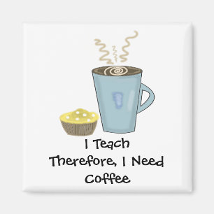 Imán Enseño Diseño Del Café Con Lo Que Digo
