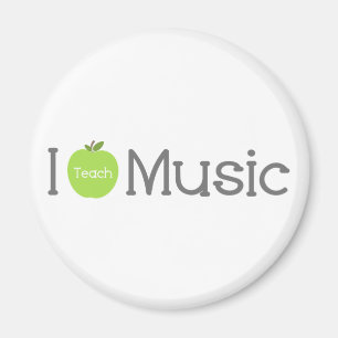 Imán Enseño música a Apple verde
