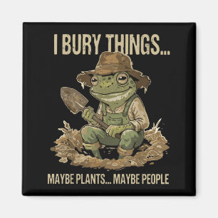 Imán Enterrar cosas tal vez plantas tal vez gente rana 
