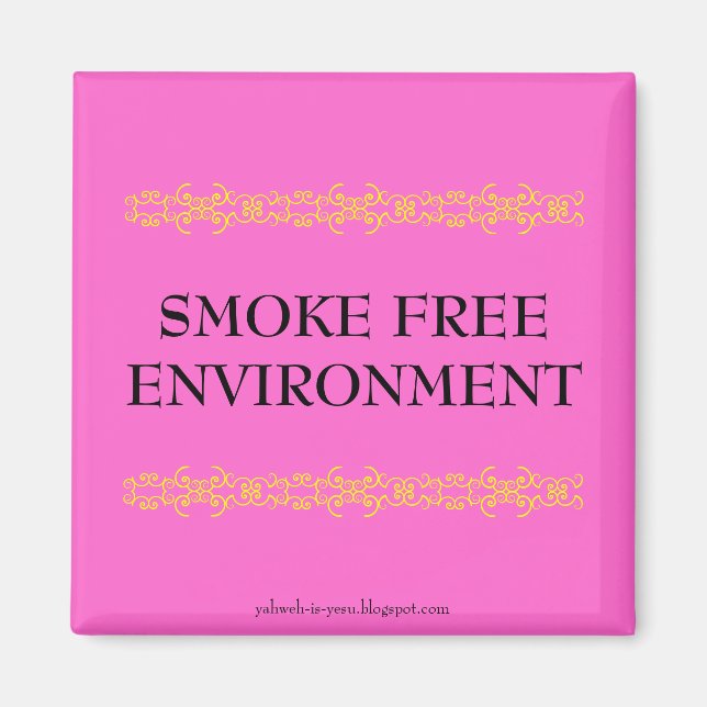 IMÁN ENTORNO LIBRE DE HUMO (Frente)