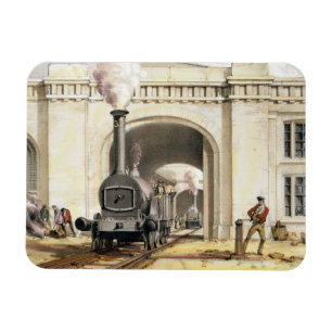 Imán Entrada a la casa de motor locomotor, ciudad de