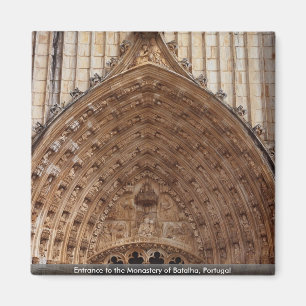 Imán Entrada al monasterio de Batalha, Portugal