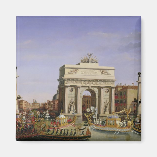 Imán Entrada de Napoleón I a Venecia, 1807 (Frente)