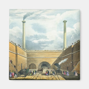 Imán Entrada del ferrocarril en Edge Hill, Liverpool, p