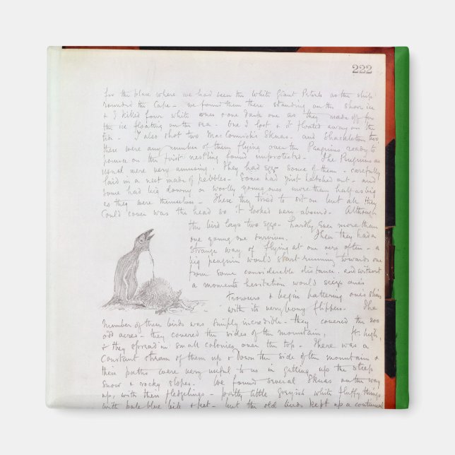 Imán Entrada diaria para el 9 de enero de 1902 (Frente)