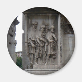 Imán Entrada romana de ruinas en Roma Italia