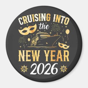 Imán Entrando en el Año Nuevo 2026 Círculo