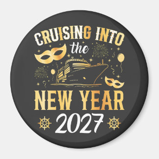 Imán Entrando en el Año Nuevo 2027 Círculo