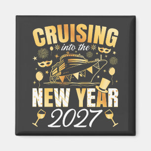 Imán Entrando en el Año Nuevo 2027 Cuadrado
