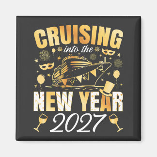 Imán Entrando en el Año Nuevo 2027 Cuadrado