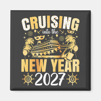 Imán Entrando en el Año Nuevo 2027 Cuadrado