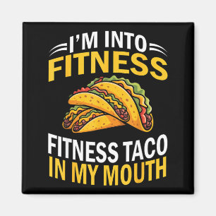 Imán Entrando en forma taco en la boca divertido cinco 