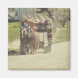 Imán Entrega de flores