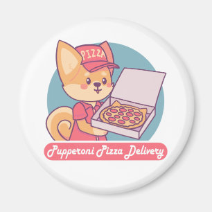 Imán Entrega Pupperoni Pizza
