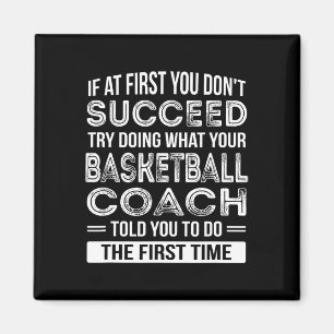 Imán Entrenador de básquetbol regalo Diversión gracias 