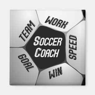 Imán Entrenador de fútbol gracias a gran bola