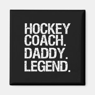 Imán Entrenador de hockey papá legendario jugador de ho
