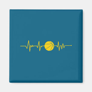 Imán Entrenador de jugador de baloncesto Fan Diseño de 