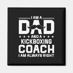 Imán Entrenador de kickboxing papá siempre tiene la raz