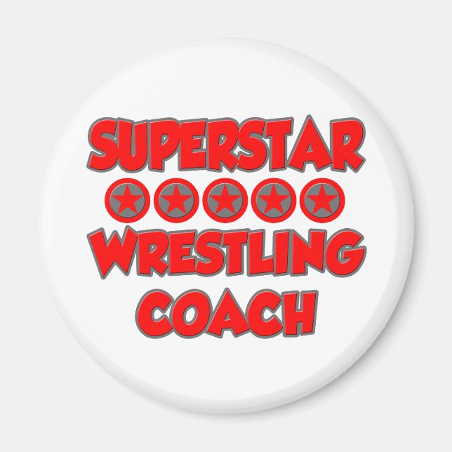 Imán Entrenador de lucha de superestrellas (Frente)
