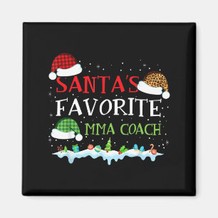 Imán Entrenador de MMA favorito de Papá Noel divertido