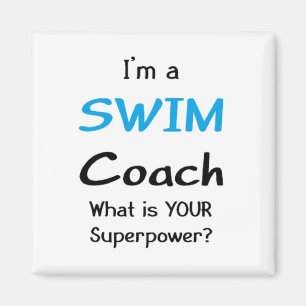 Imán entrenador de natación