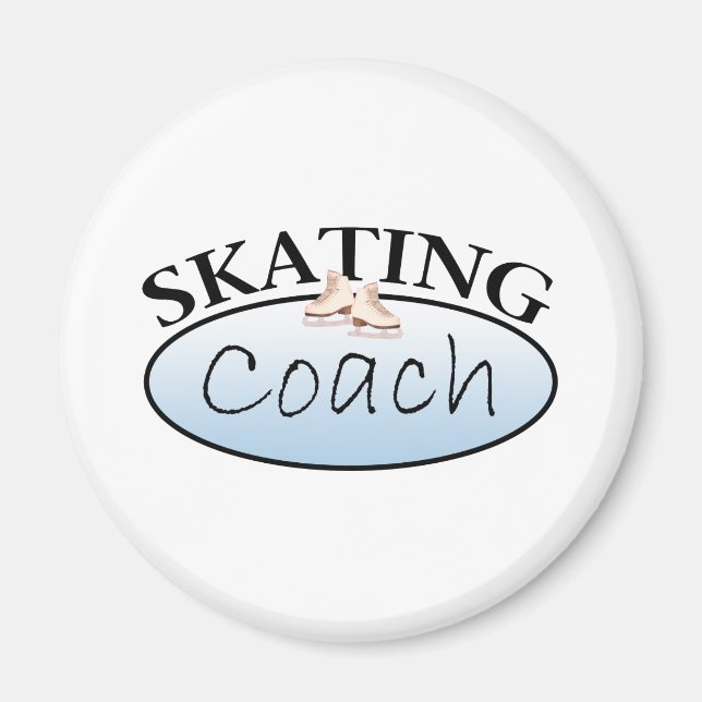 Imán Entrenador de patinaje artístico (Frente)