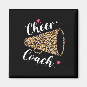 Imán Entrenador de porristas Leopard Aprecio por las po