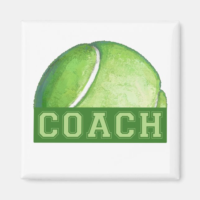 Imán Entrenador de tenis (Frente)