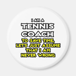 Imán Entrenador De Tenis... Supongamos Que Nunca Me Equ