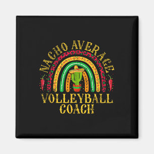 Imán Entrenador de Voleibol Promedio Nacho Cinco De May
