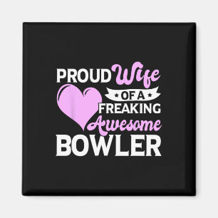 Imán Entrenador del Bowler Bowler Wife