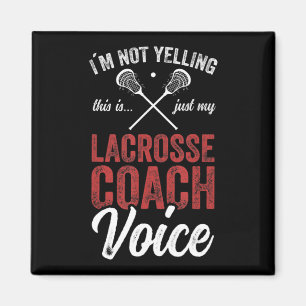 Imán Entrenador del entrenador Lacrosse Player Stick qu