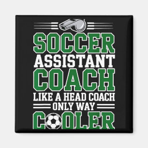 Imán Entrenador instantáneo de fútbol como un entrenado