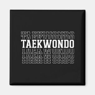 Imán Entrenador Instructor de Taekwondo Texto Divertido