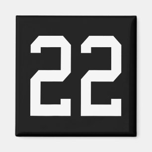 Imán Entrenamiento de fútbol diseño número 22 Byck