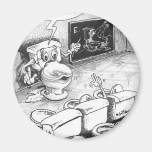 Imán Entrenamiento de inodoros Graciosos Regalos y Cole