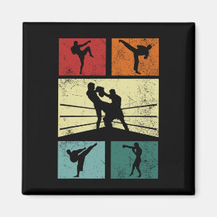 Imán Entrenamiento de kickboxing divertido para hombres
