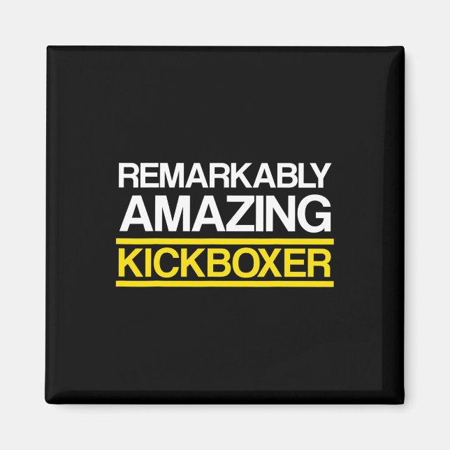 Imán Entrenamiento de kickboxing increíble de kickboxin (Frente)