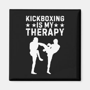 Imán Entrenamiento divertido de kickboxing para hombres