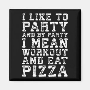 Imán Entrenamiento y comida pizza (me gusta el Fiesta)